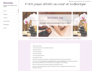 Massylam Aizac, Massage relaxation