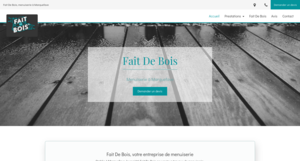 Fait De Bois Marquefave, Menuiserie