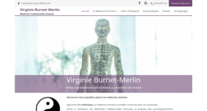 Virginie Burnet-Merlin Le Pin, Médecine chinoise, Médecin acupuncture