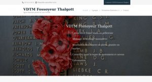 VDTM Fossoyeur Thalgott Luré, Pompes funebres