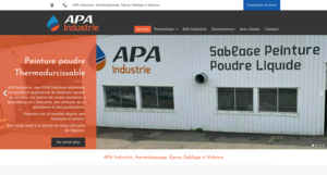 APA Industrie La Roche-de-Glun, Thermolaquage, Peinture, Sablage, grenaillage, polissage, Transport