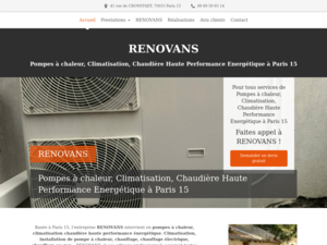 RENOVANS Paris 15, Chauffagiste, Climatisation