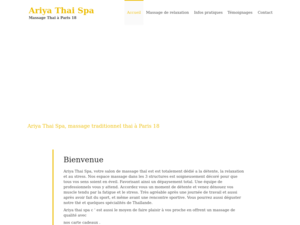Ariya Thai Spa Paris 18, Massage relaxation