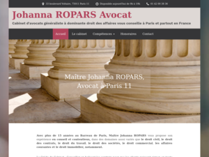 Johanna ROPARS Avocat Paris 11, Avocat, Avocat droit du travail, Avocat droit immobilier