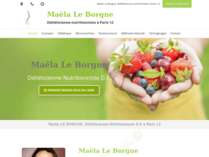 Maëla Le Borgne Paris 12, Diététicien, Diététicienne, Médecin nutritionniste, Nutritionniste