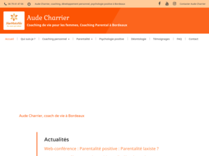 Aude Charrier Bordeaux, Coaching