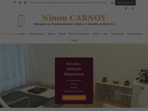 Ninon Carnoy, thérapeute Paris 11, Shiatsu