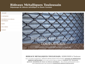 RIDEAUX METALLIQUES TOULOUSAIN Toulouse, Rideau métallique
