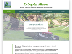 Entreprise villaume Linas, Jardinier, Démoussage, traitement des toitures, Facade, Paysagiste, Terrassement