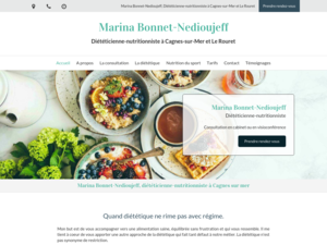 Marina Bonnet-Nedioujeff Le Rouret, Diététicienne, Diététicienne, Nutritionniste