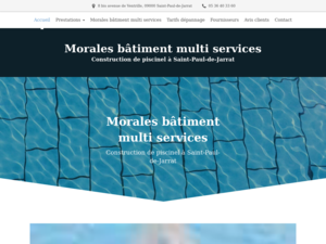 Morales bâtiment multi services Saint-Paul-de-Jarrat, Piscine