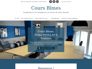Cours Bîmes Toulouse, Soutien scolaire, cours particuliers