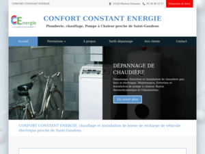 CONFORT CONSTANT ENERGIE Martres-Tolosane, Chauffagiste, Climatisation, Dépannage plomberie