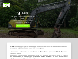 SJ LOC Saint-Laurent-du-Maroni, Entreprise terrassement, Terrassement