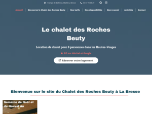 Le chalet des Roches Beuty La Bresse, Location vacances, Location vacances