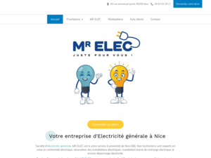 MR ELEC Nice, Artisan électricien