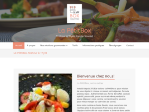 La PétitBox Thyez, Traiteur, Livraison repas