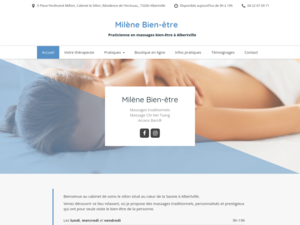 Milène Bien-être Albertville, Massage