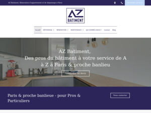 AZ Batiment Paris 11, Dépannage