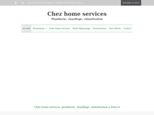 Chez home services Paris 6, Chauffage dépannage, Plomberie