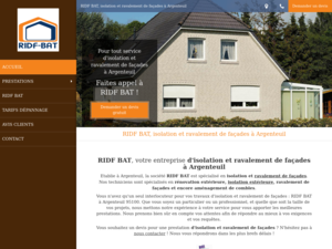 RIDF BAT Argenteuil, Entreprise de platrerie, Isolation exterieure