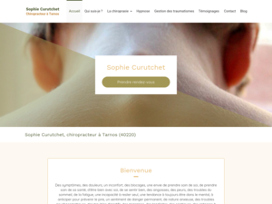 Sophie Curutchet chiropracteur Tarnos, Chiropracteur, Hypnose