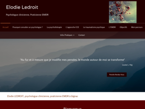 Élodie Ledroit Saint-André-de-Sangonis, Psychologue, Psychologue clinicien