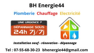 BH Energie44  Saint-Nazaire, Plombier, Artisan électricien
