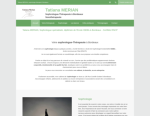Tatiana MERIAN Bordeaux, Sophrologue, Sexothérapeute