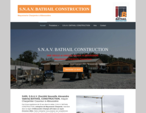 S.N.A.V. BATHAIL CONSTRUCTION Alboussière, Entreprise maçonnerie, Assainissement, Charpentier, Entreprise d'isolation, Entreprise rénovation, Terrassement