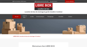 LIBRE BOX Cambrai, Garde meubles