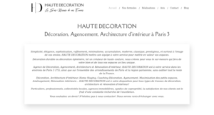 HAUTE DECORATION Paris 3, Architecture d'intérieur, Décorateur d'intérieur