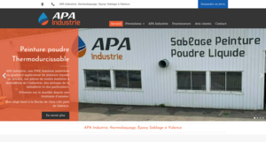 APA Industrie Veaunes, Thermolaquage, Sablage, grenaillage, polissage