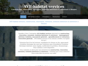 AVE-habitat services Pacé, Construction, Maconnerie