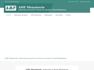 AMF Menuiserie Rueil-Malmaison, Artisan menuisier