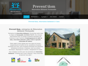 Prevent'dom Caen, Entreprise rénovation, Chauffagiste, Electricien, Entreprise d'isolation, Rénovation toiture, Salle de bain