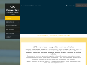 ATG couverture Nantes, Charpentier couvreur, Couverture zinguerie