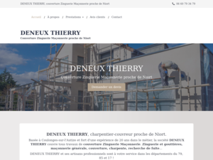 DENEUX THIERRY Fenioux, Charpente couverture, Rénovation toiture