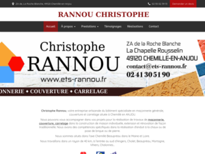 RANNOU CHRISTOPHE Chemillé, Maconnerie, Charpente couverture