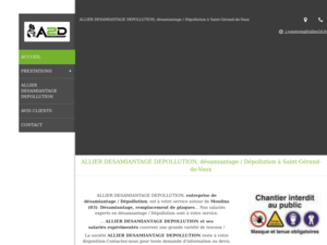ALLIER DESAMIANTAGE DEPOLLUTION Saint-Gérand-de-Vaux, Désamiantage, Assainissement