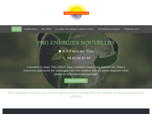 PRO ENERGIES NOUVELLES Béziers, Installateur pompe à chaleur, Installateur climatisation