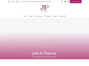 Julia B. Paprass' Gosier, Secrétariat, Administration