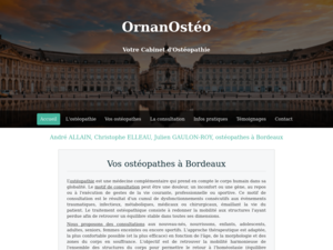 Ornanostéo Bordeaux, Ostéopathe