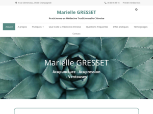 Marielle  GRESSET Champagnole, Acupuncteur, Médecine chinoise