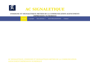 AC SIGNALETIQUE Marseille, Signaletique