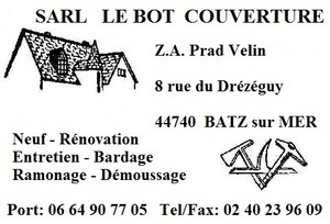 Le Bot Couverture Batz-sur-Mer, Couvreur