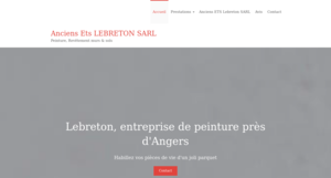 Anciens Ets LEBRETON SARL Angers, Revêtements de sols, de murs (vente, pose), Peinture