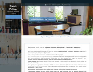 Rigouin Philippe Parigné-sur-Braye, Menuiserie, Ebéniste, Menuisier ebeniste