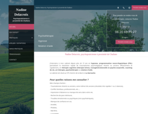 Nadine Delacroix Bois-de-Céné, Psychothérapeute