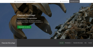 Charente Recyclage Saint-Ciers-sur-Bonnieure, Ferrailleur, Récuperateur de métaux, Récuperation automobile, Récuperation ferraille